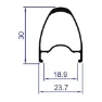 Vision Trimax 30 Disc Centerlock Hjulsett For Grussykkel, Black, 9 x 100 / 10 x 130mm, Shimano Micro Spline