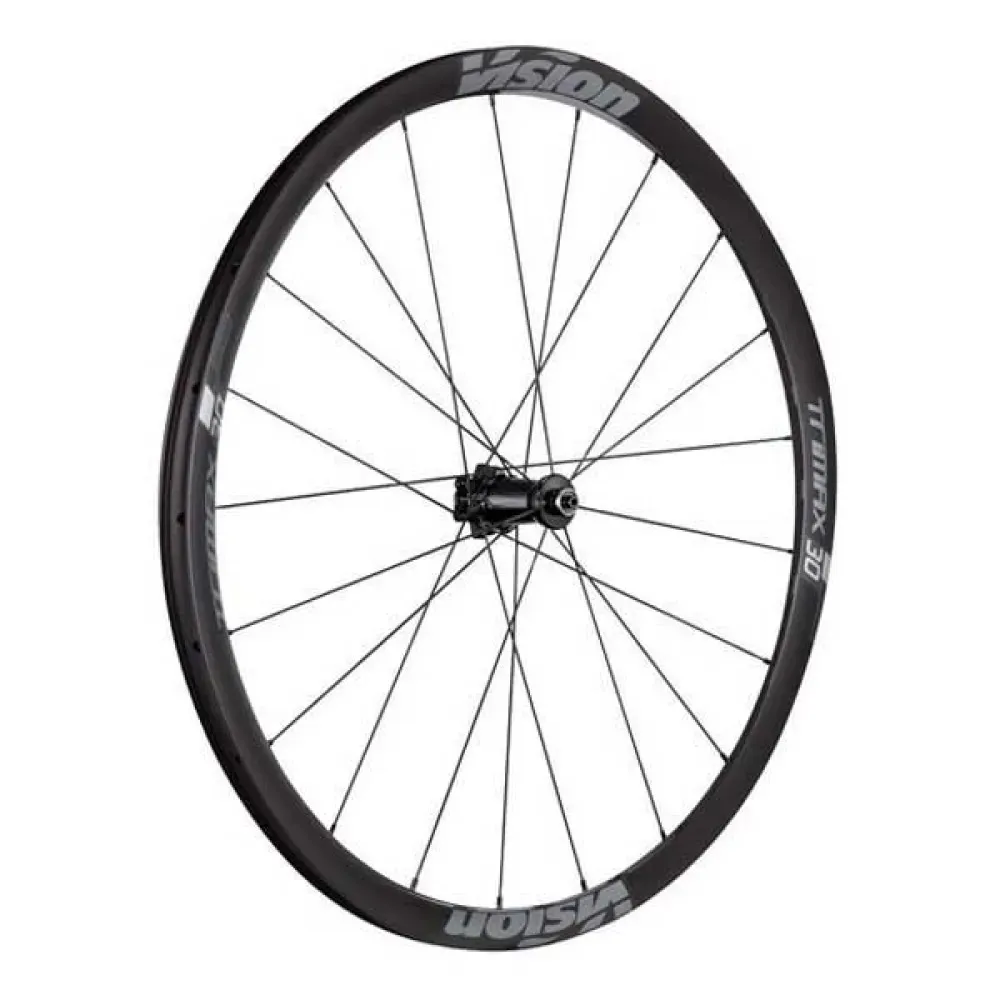 Vision Trimax 30 Sc Cl Disc Landeveishjulsett, Black, 9 x 100 / 10 x 135mm, Shimano/Sram HG