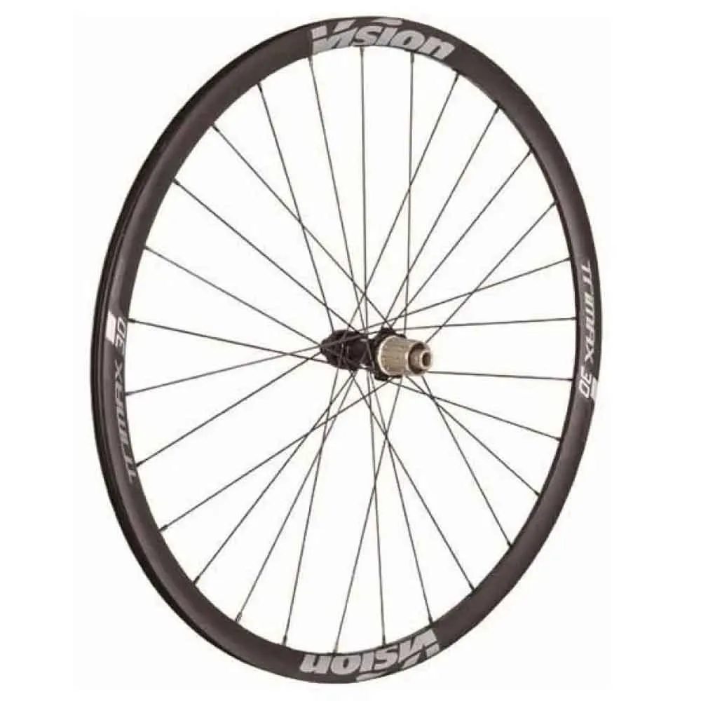 Vision Trimax 30 Sc Cl Disc Landeveishjulsett, Black, 9 x 100 / 10 x 135mm, Shimano/Sram HG