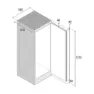 Vitrifrigo Single Door 190l Kjøleskap, Grey, One Size