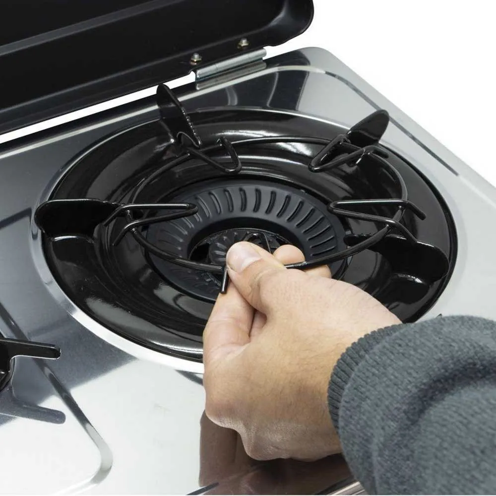 Vitrokitchen 160ib Gassring 1 Komfyr, White / black, One Size
