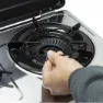 Vitrokitchen 160ib Gassring 1 Komfyr, White / black, One Size
