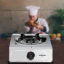 Vitrokitchen 160ib Gassring 1 Komfyr, White / black, One Size
