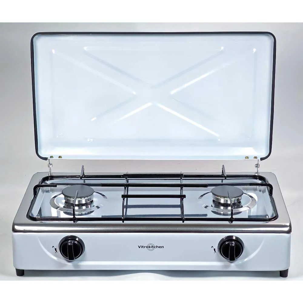 Vitrokitchen 202bb Gasskomfyr For Camping, White, One Size