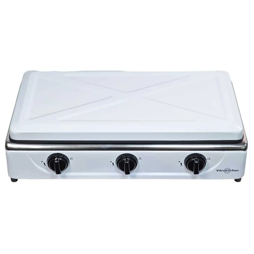 Vitrokitchen 302bb Gasskomfyr For Camping, White, One Size