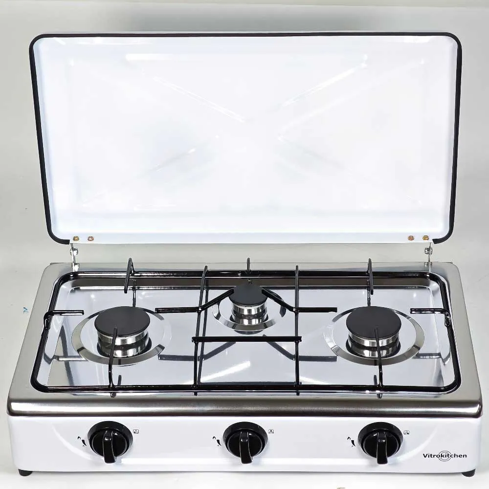 Vitrokitchen 302bb Gasskomfyr For Camping, White, One Size