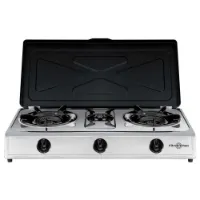 Vitrokitchen 360ib Gasskomfyr For Camping 3 Brennere Vitrokitchen 360ib Gasskomfyr For Camping 3 Brennere