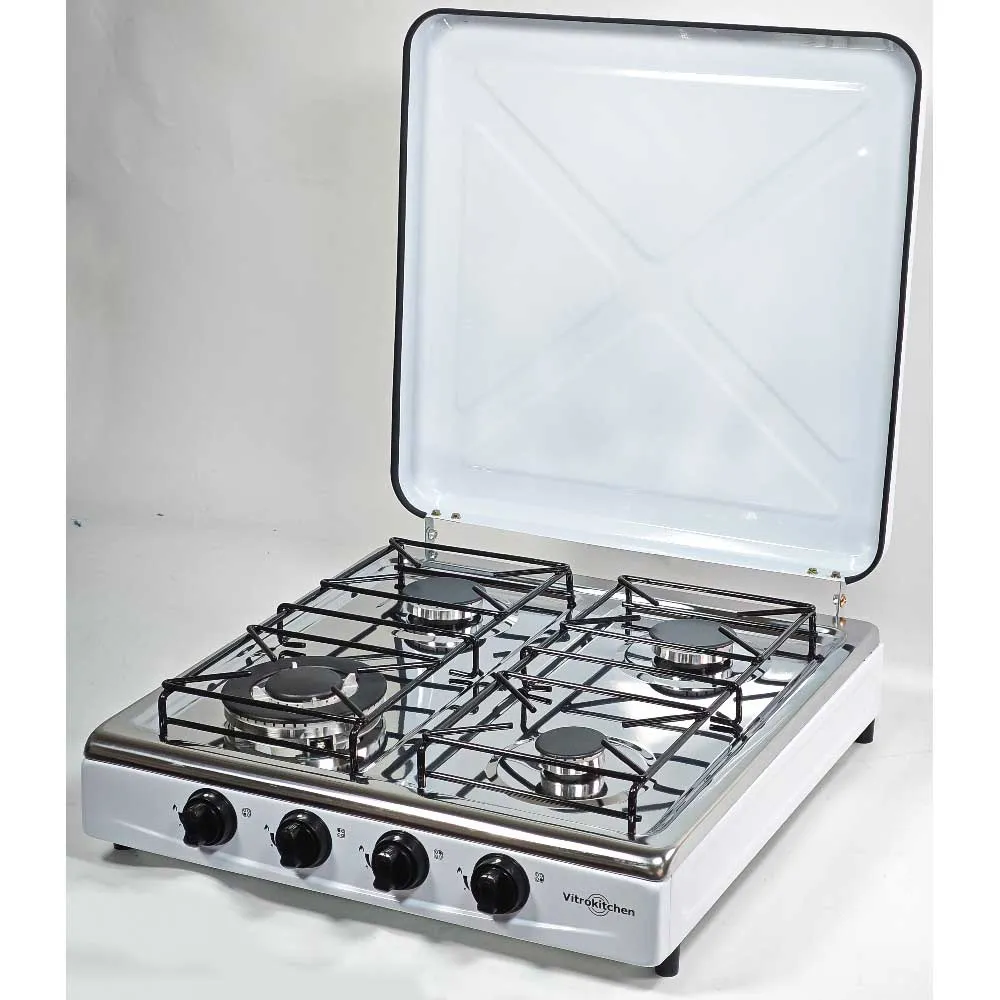 Vitrokitchen 452bb Gasskomfyr For Camping, White, One Size