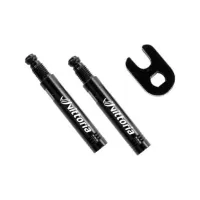 Vittoria 2-pack 30 mm Ventilforlengere Vittoria 2-pack 30 mm Ventilforlengere