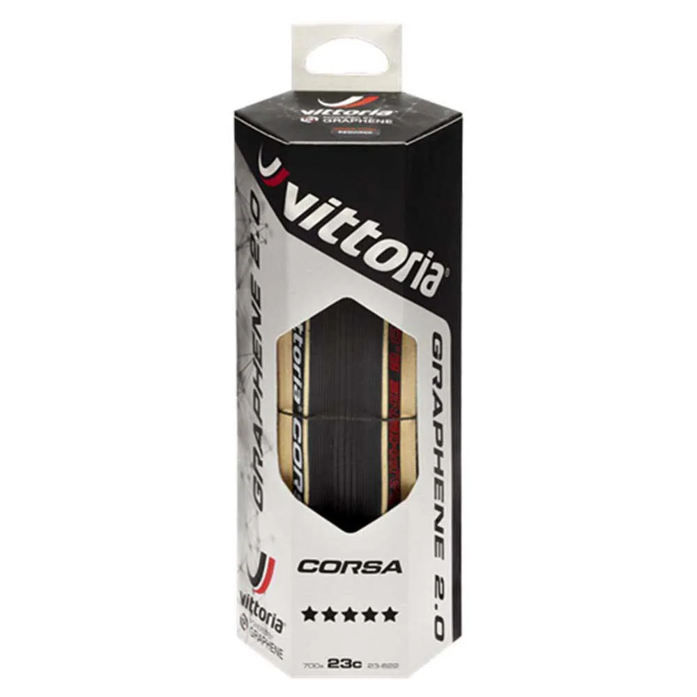 Vittoria Corsa Graphene G2.0 700c X 30 Racerdekk, Para / black, 700C x 30, Sykkeldekk Vittoria Corsa Graphene G2.0 700c X 30 Racerdekk, Para / black, 700C x 30, Sykkeldekk