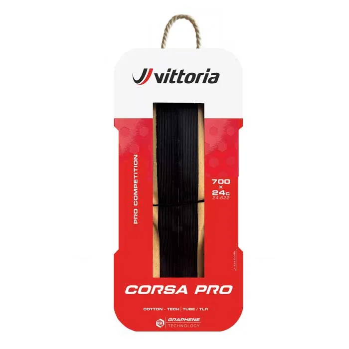 Vittoria Corsa Pro G2.0 700 X 28 Racerdekk, Black / tan, 700 x 28, Sykkeldekk