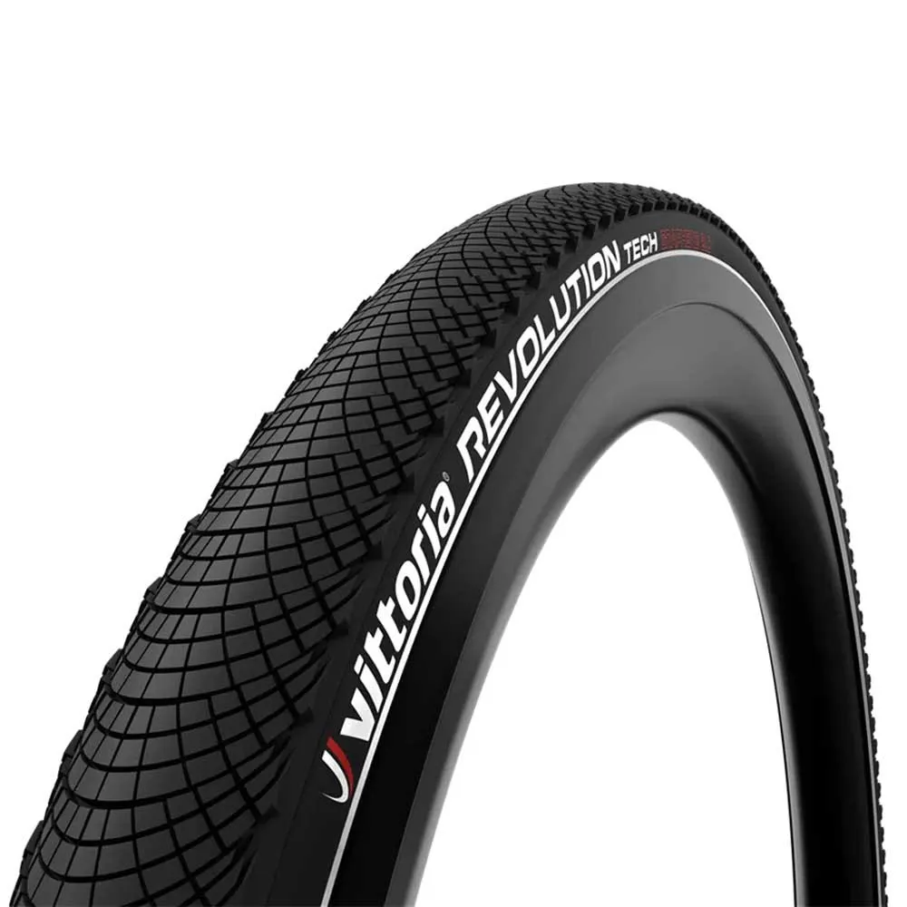 Vittoria Revolution Tech 650b X 50 Stiv Graveldekk, Reflective black, 650B x 50, Sykkeldekk Vittoria Revolution Tech 650b X 50 Stiv Graveldekk, Reflective black, 650B x 50, Sykkeldekk