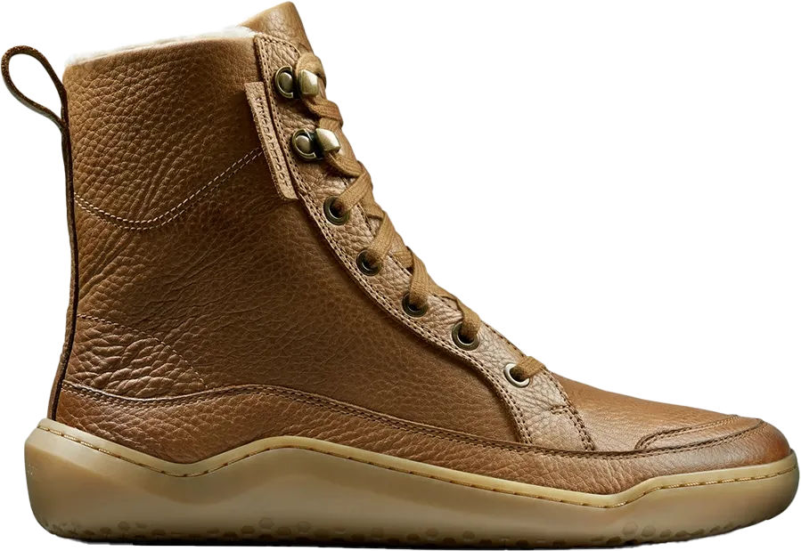 Vivobarefoot Men's Gobi Boot Warmlined, Light tan