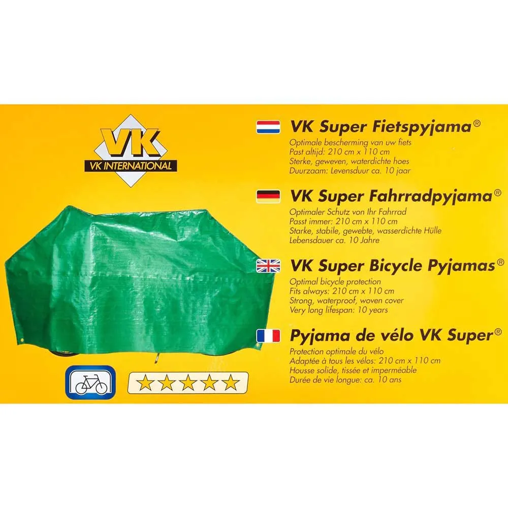 VK Super Sykkeldeksel, Green, One Size