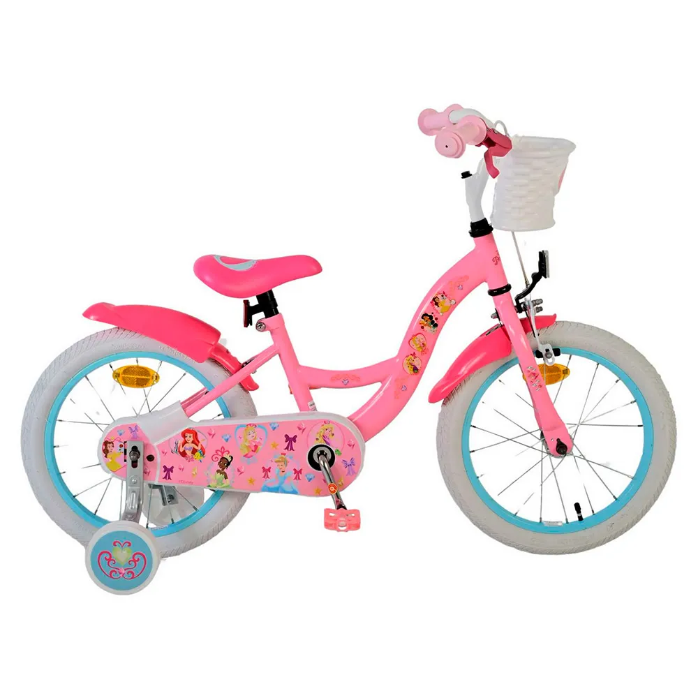 Volare Disney Princess 16´´ Sykkel, Pink, 4-6Y, Barnesykkel