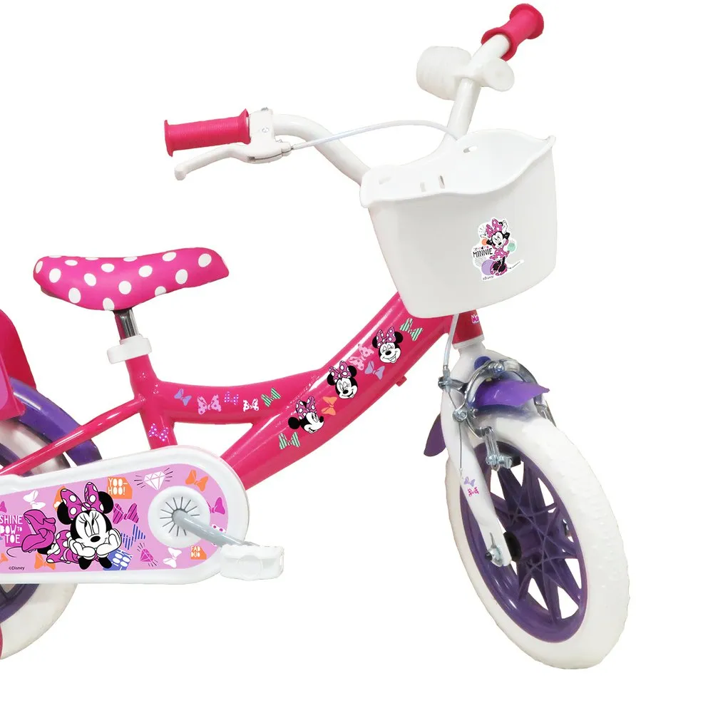 Volare Minnie 12´´ Sykkel, Pink, 3-5Y, Barnesykkel Volare Minnie 12´´ Sykkel, Pink, 3-5Y, Barnesykkel