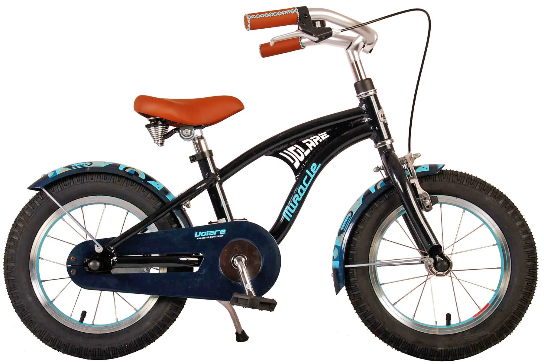 Volare Miracle Cruiser 14"barnesykkel svart