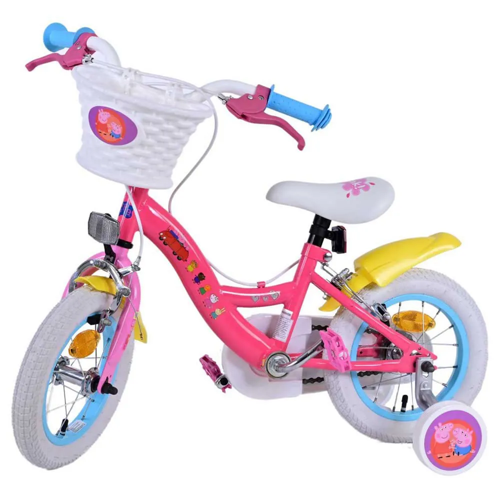 Volare Peppa Pig 12´´ Sykkel, Multicolor, One Size, Barnesykkel Volare Peppa Pig 12´´ Sykkel, Multicolor, One Size, Barnesykkel