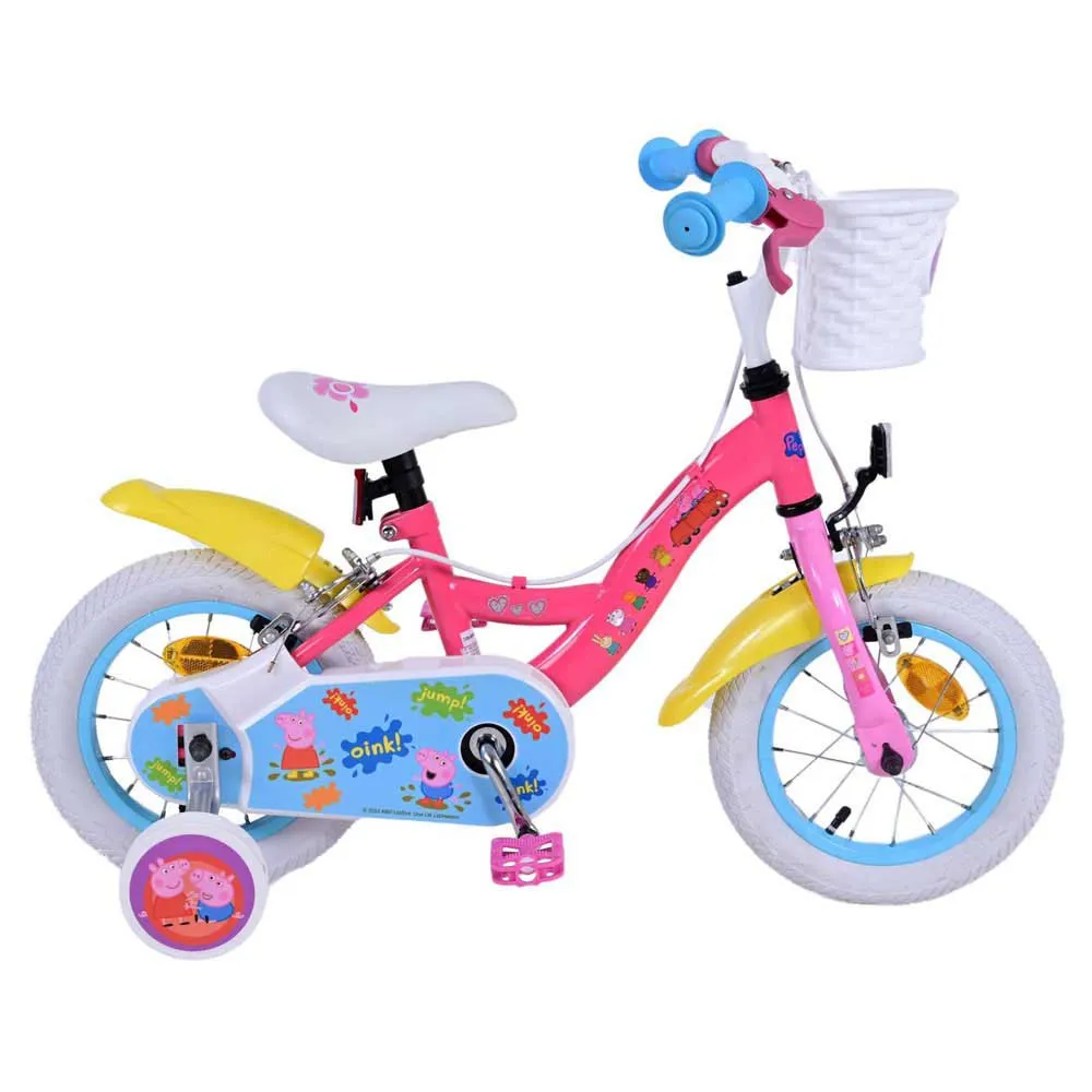 Volare Peppa Pig 12´´ Sykkel, Multicolor, One Size, Barnesykkel Volare Peppa Pig 12´´ Sykkel, Multicolor, One Size, Barnesykkel