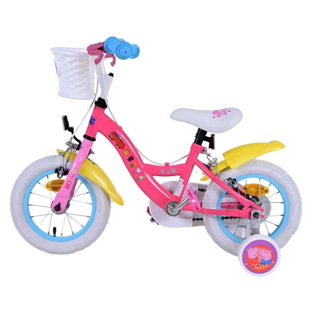 Volare Peppa Pig 12´´ Sykkel, Multicolor, One Size, Barnesykkel Volare Peppa Pig 12´´ Sykkel, Multicolor, One Size, Barnesykkel