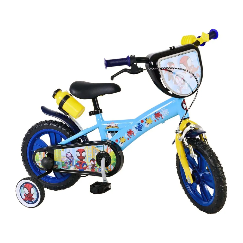 Volare Spidey Amazing Friends 12´´ Sykkel, Blue, 3-5Y, Barnesykkel
