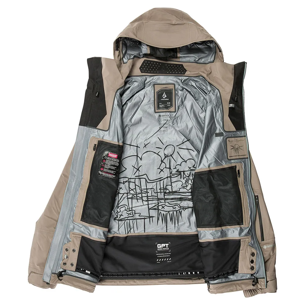 Volcom Guch Stretch Gore-tex Jakke, Chestnut brown Volcom Guch Stretch Gore-tex Jakke, Chestnut brown