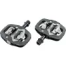 Voxom Pe30 Trail Spd Sykkelpedaler, Black, One Size