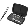 Voxom Tool Set Wk2-mini Ratchet Verktøysett, Black, One Size