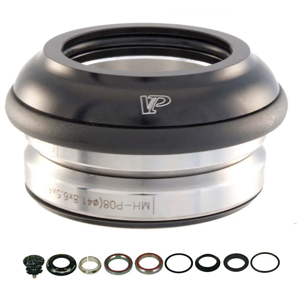 VP Components Road Integrated Bearings 45 Aluminium A-head Steering System, Black, 1 1/8" VP Components Road Integrated Bearings 45 Aluminium A-head Steering System, Black, 1 1/8"