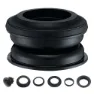 VP Components Semi Integrated Aluminium A-head Steering System, Black, 1 1/8"