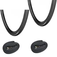 Vredestein 2 Dekk + 2 Slanger Vredestein Senso All Weather 700x25C