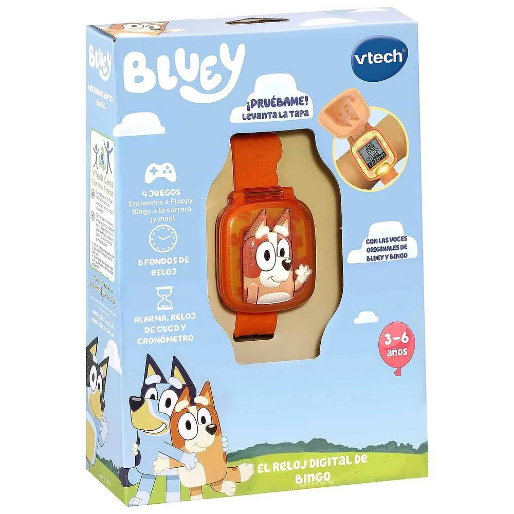 Vtech Bingo 80-554567 Klokke, Multicolor, One Size