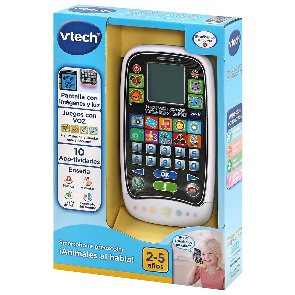 Vtech Førskole Smarttelefon Dyr Dyr!, Multicolor, One Size Vtech Førskole Smarttelefon Dyr Dyr!, Multicolor, One Size