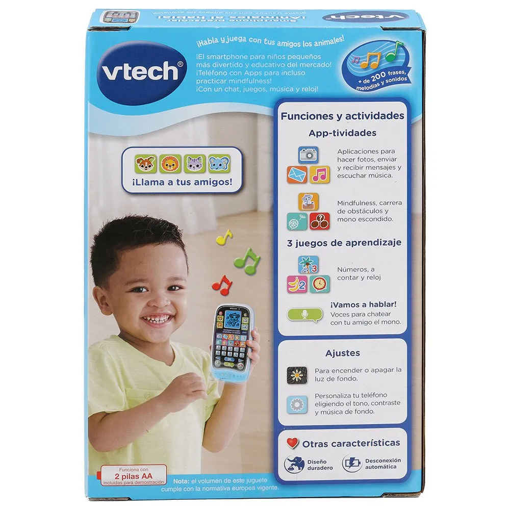 Vtech Førskole Smarttelefon Dyr Dyr!, Multicolor, One Size Vtech Førskole Smarttelefon Dyr Dyr!, Multicolor, One Size
