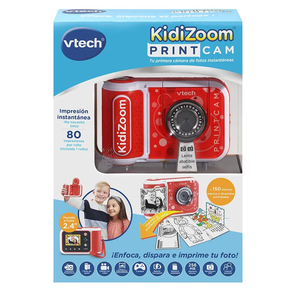 Vtech Kidizoom Printing Kamera, Multicolor, One Size