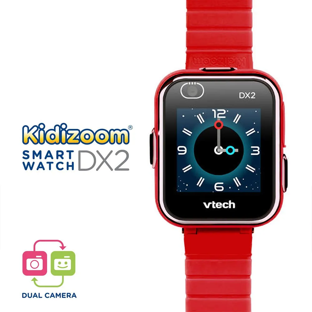 Vtech Kidizoom Smart Dx2 Klokke, Red, One Size