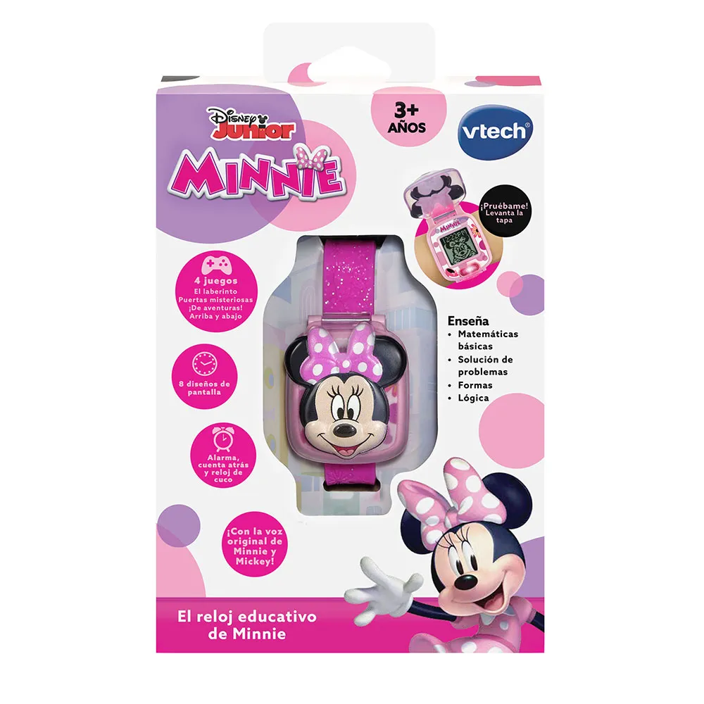 Vtech Minnies Lærerike Klokke, Multicolor, One Size