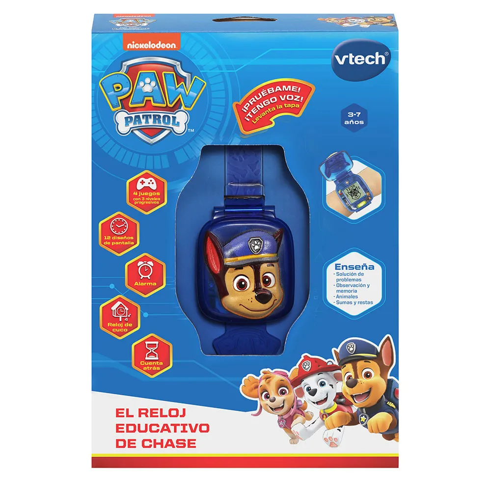 Vtech Paw Patrol Chase Klokke, Multicolor, One Size