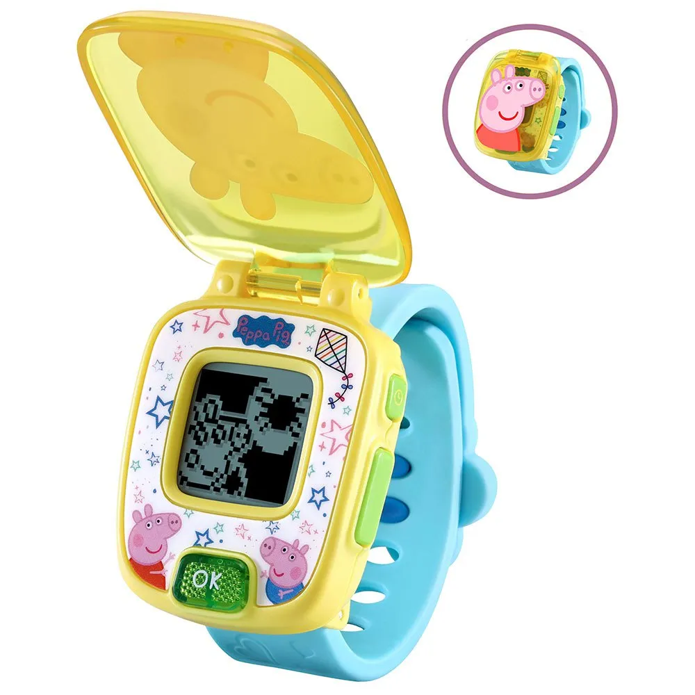 Vtech Peppa Pig ´s Klokke Læringsspill For Barn Versjon Spansk, Blue, One Size Vtech Peppa Pig ´s Klokke Læringsspill For Barn Versjon Spansk, Blue, One Size