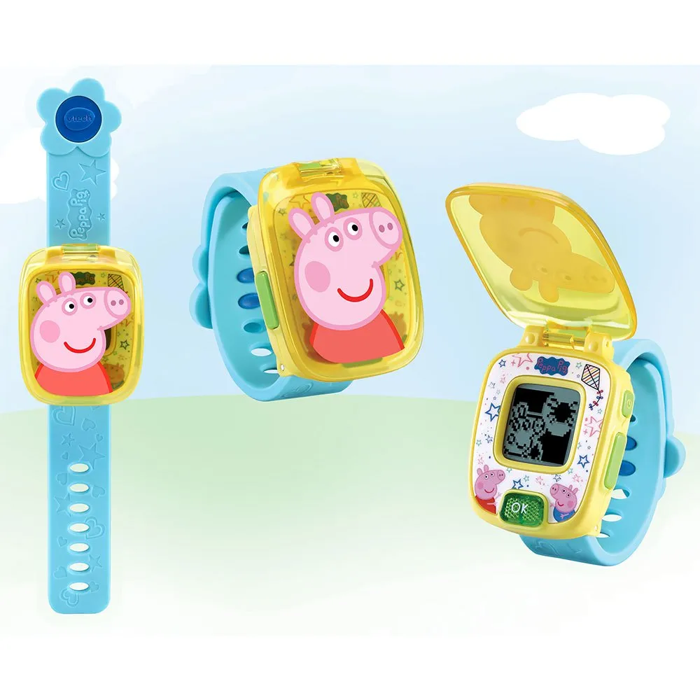 Vtech Peppa Pig ´s Klokke Læringsspill For Barn Versjon Spansk, Blue, One Size Vtech Peppa Pig ´s Klokke Læringsspill For Barn Versjon Spansk, Blue, One Size