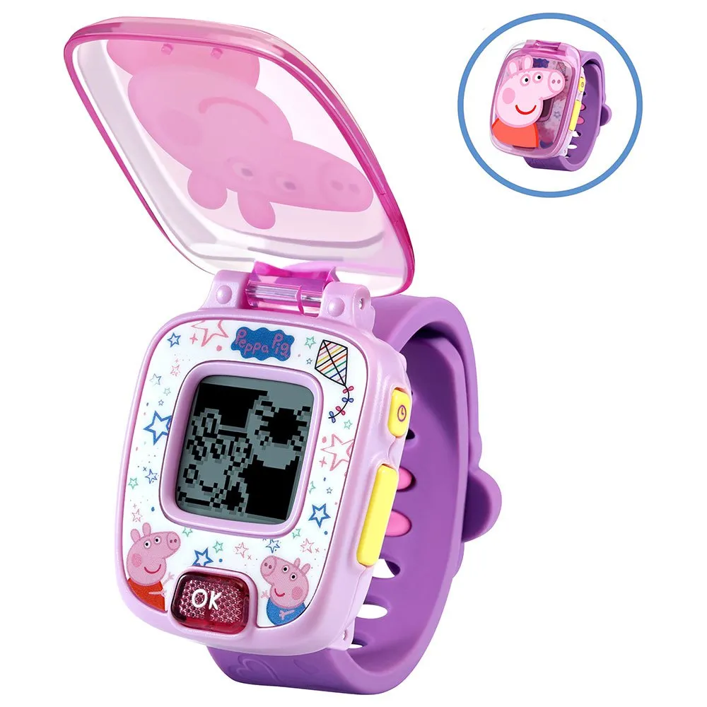 Vtech Peppa Pig ´s Purple Clock -læringsspill For Barn Versjon Spansk, Purple, One Size Vtech Peppa Pig ´s Purple Clock -læringsspill For Barn Versjon Spansk, Purple, One Size