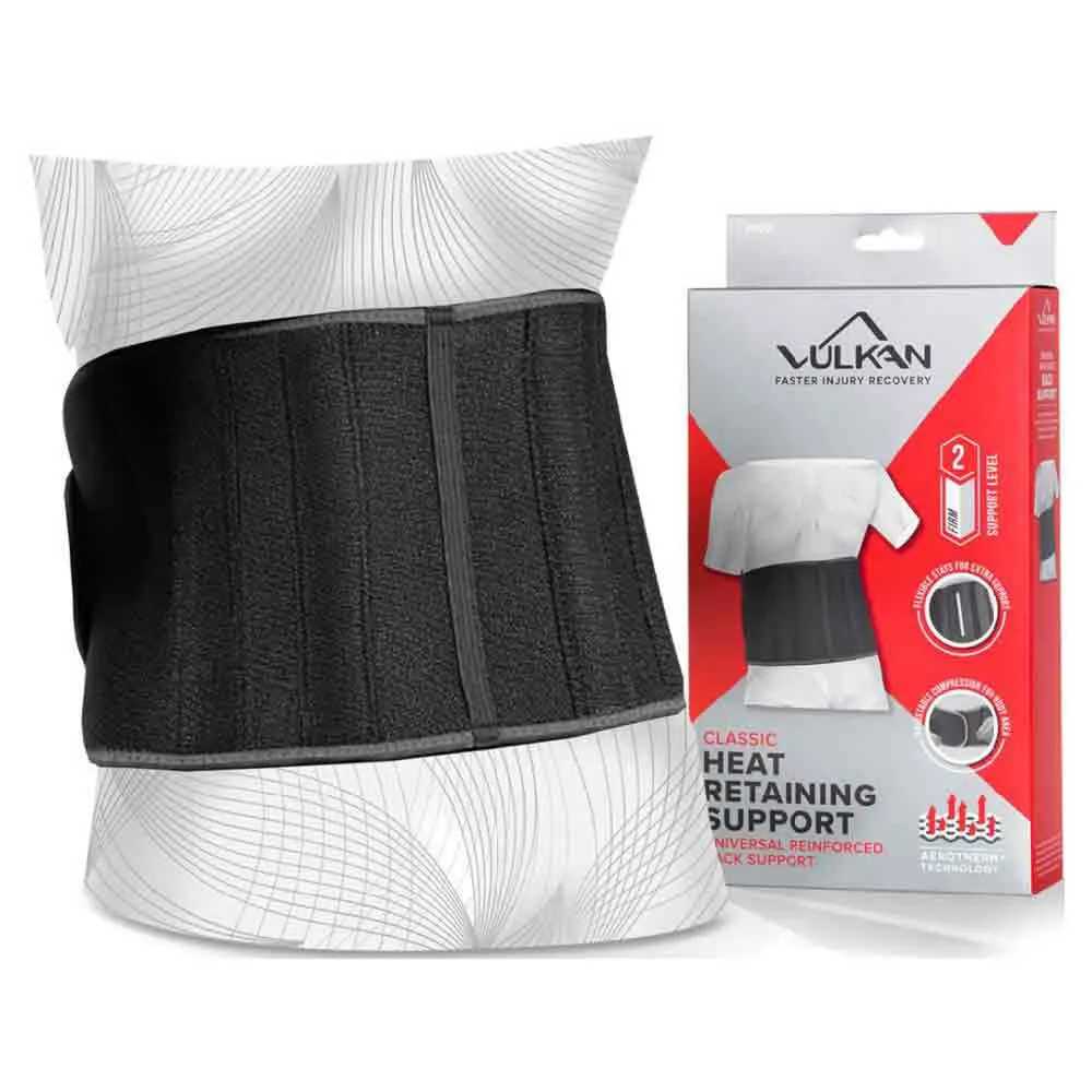 Vulkan 3022n Lumbale Støtte, Black, One Size Vulkan 3022n Lumbale Støtte, Black, One Size
