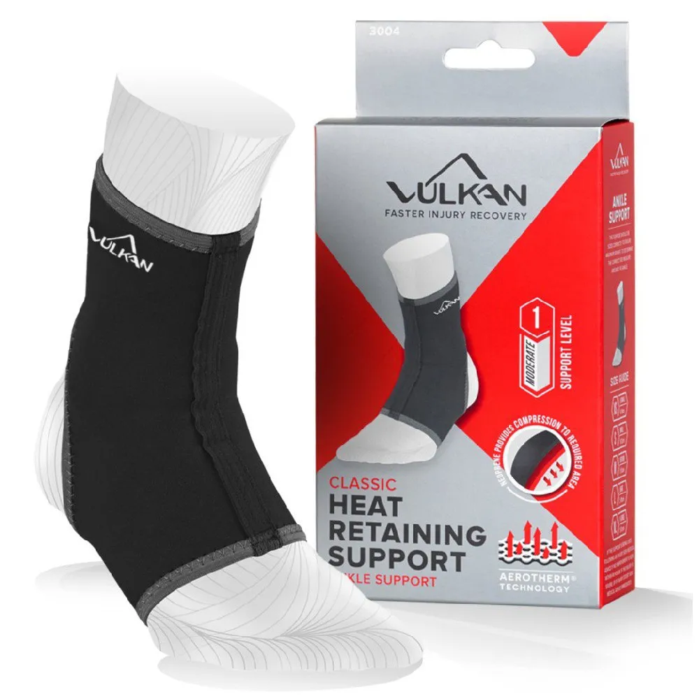 Vulkan Clasica Ankelstøtte, Black, S