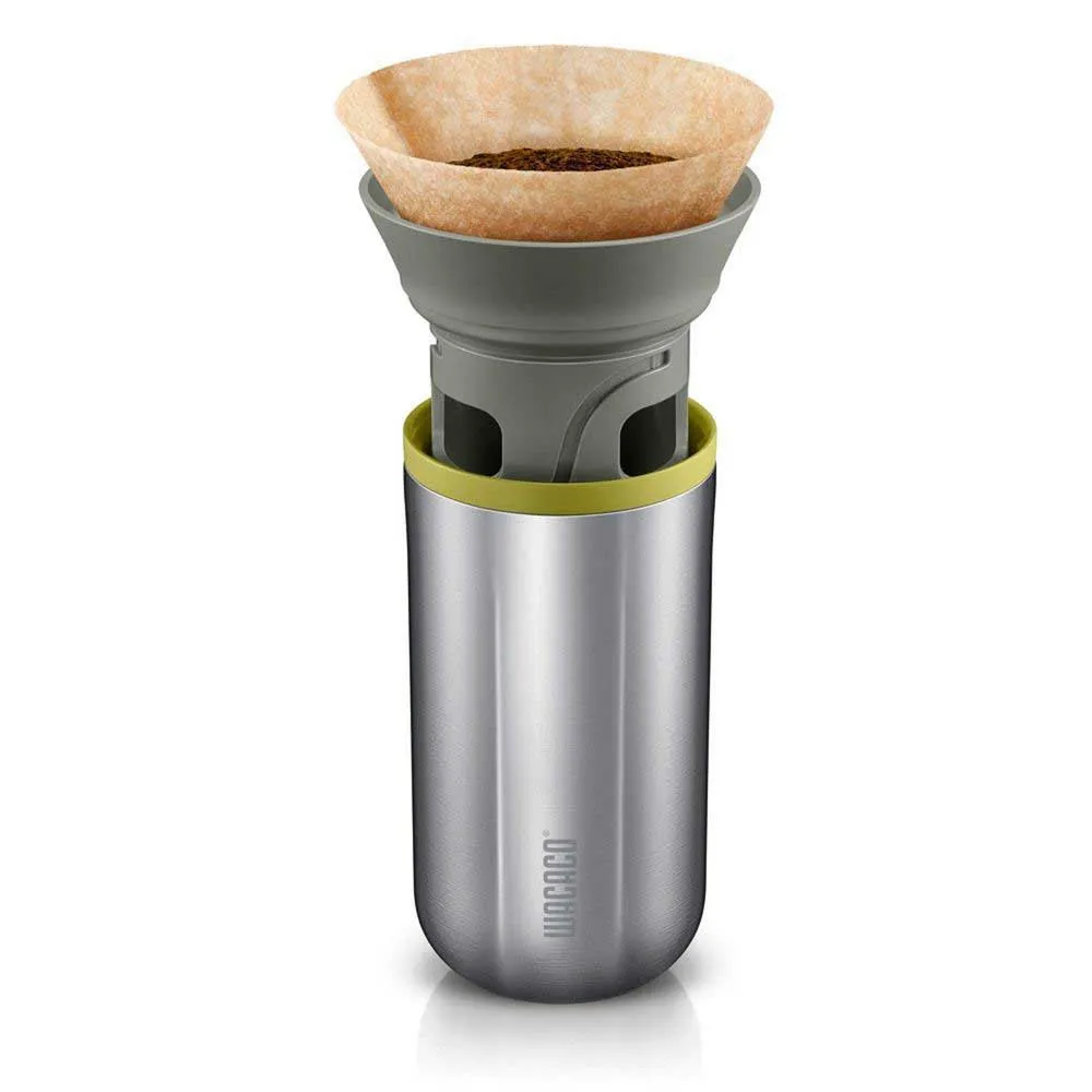 Wacaco Cuppamoka Dryppkaffemaskin, Silver, One Size
