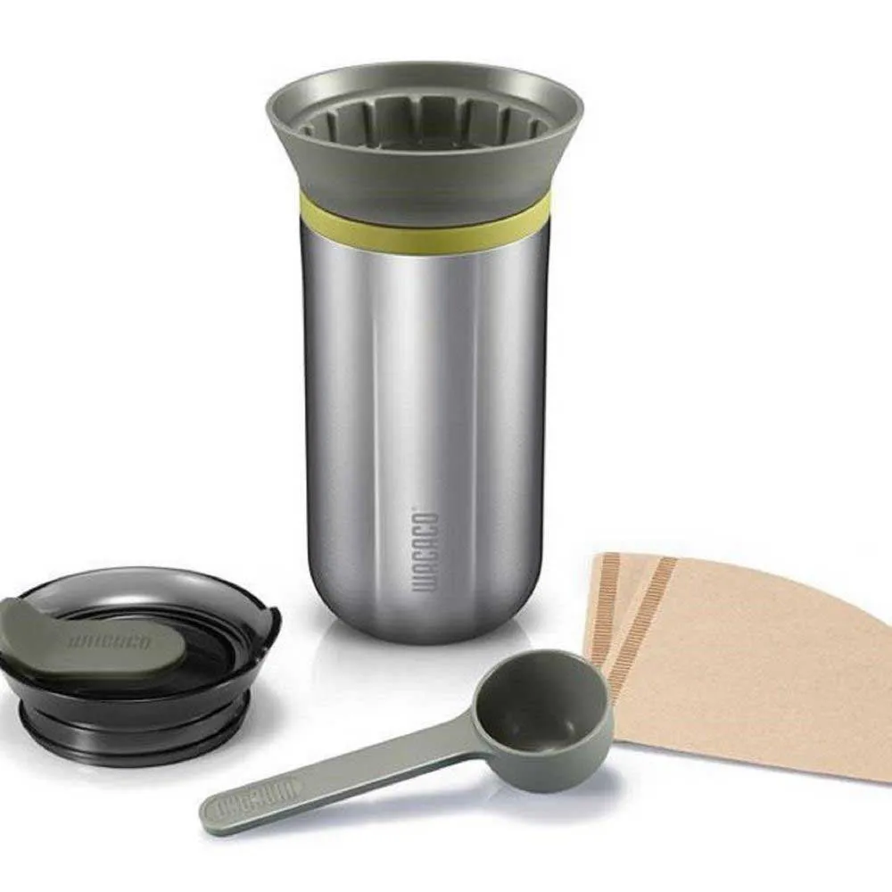 Wacaco Cuppamoka Dryppkaffemaskin, Silver, One Size