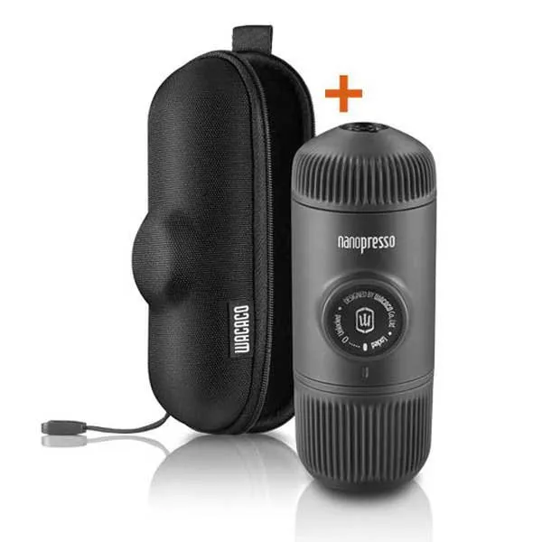 Wacaco Nanopresso Kaffetrakter Med Etui, Grey, One Size