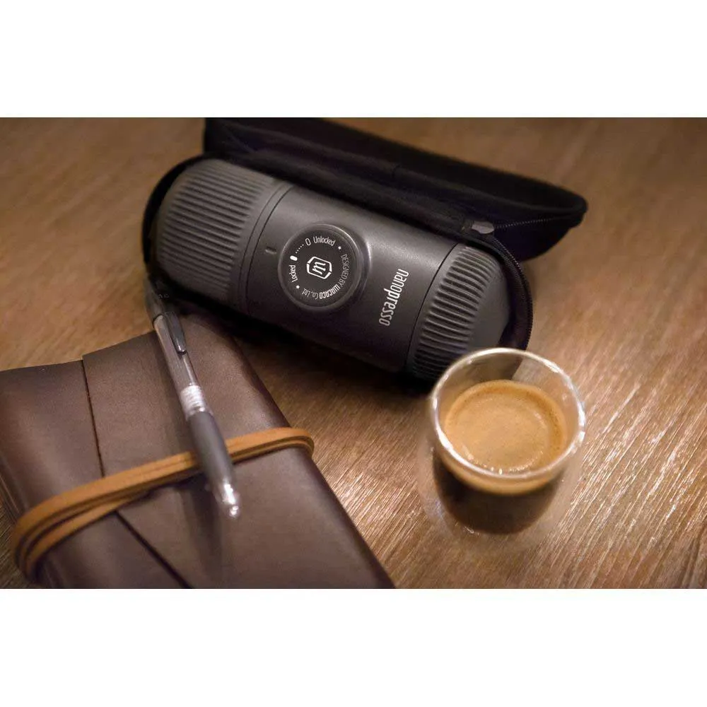 Wacaco Nanopresso Kaffetrakter Med Etui, Grey, One Size