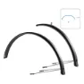Wag Aluminium Skjermsett Trekking 55 27.5-29´´ X 55 Mm, Matt black, 27.5-29"