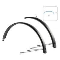 Wag Aluminium Skjermsett Trekking 65 27.5-29´´ X 65 Mm Wag Aluminium Skjermsett Trekking 65 27.5-29´´ X 65 Mm