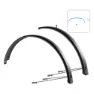 Wag Aluminium Skjermsett Trekking 65 27.5-29´´ X 65 Mm, Matt black, 27.5-29"